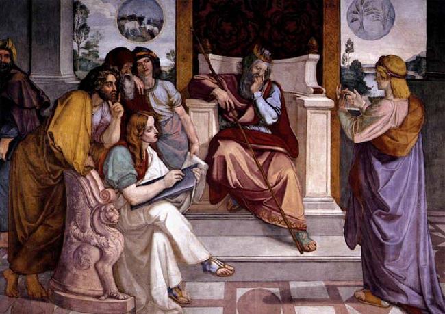 CORNELIUS, Peter Joseph Interpreting Pharaoh-s Dream Spain oil painting art
